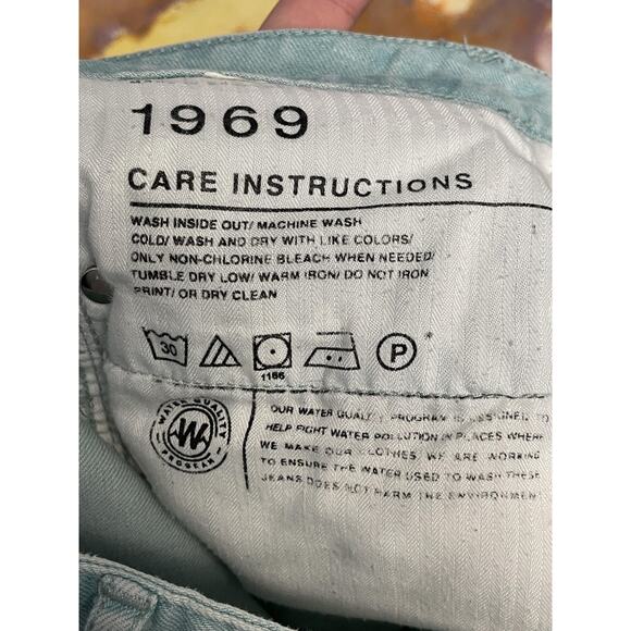 Gap Jeans Womens 27 Light Wash Blue Always Skinny Distressed Denim Stretch Pants - Picture 13 of 13